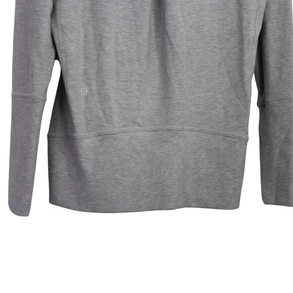 Lululemon Athletica High Lines Gray Turtleneck Women’s Pullover Size 6 - Picture 7 of 9